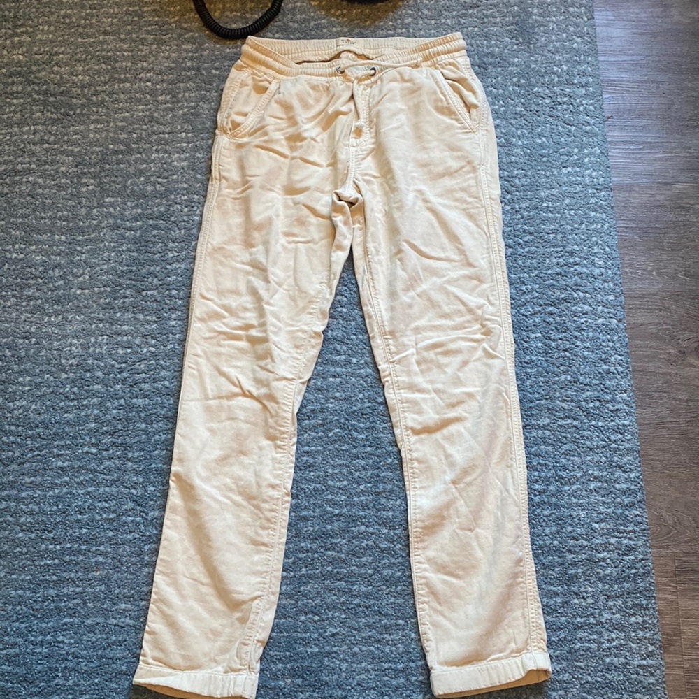 Marine Layer Saturday Beach Pants in White Cream - Excellent Condition